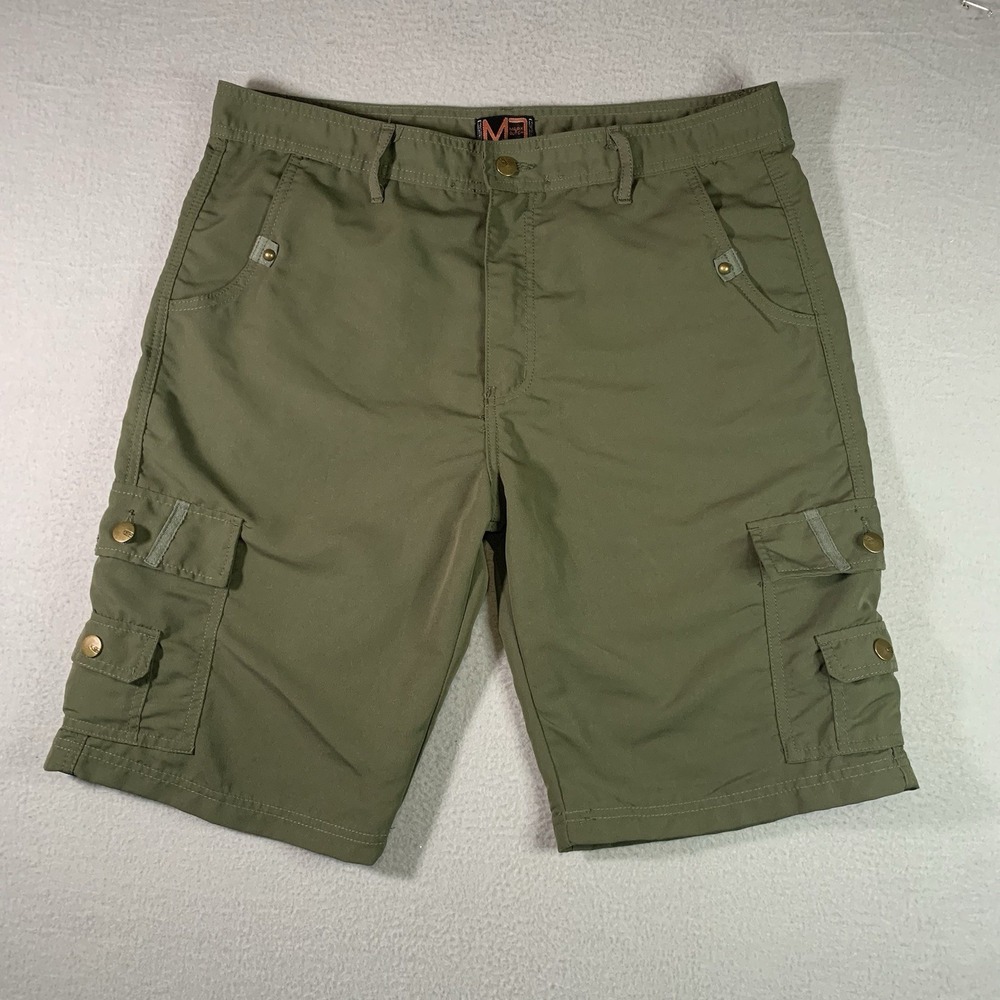 Marx & Dutch Shorts Adult Size 36 Green Cargo Outdoor Hiking Walking Men's